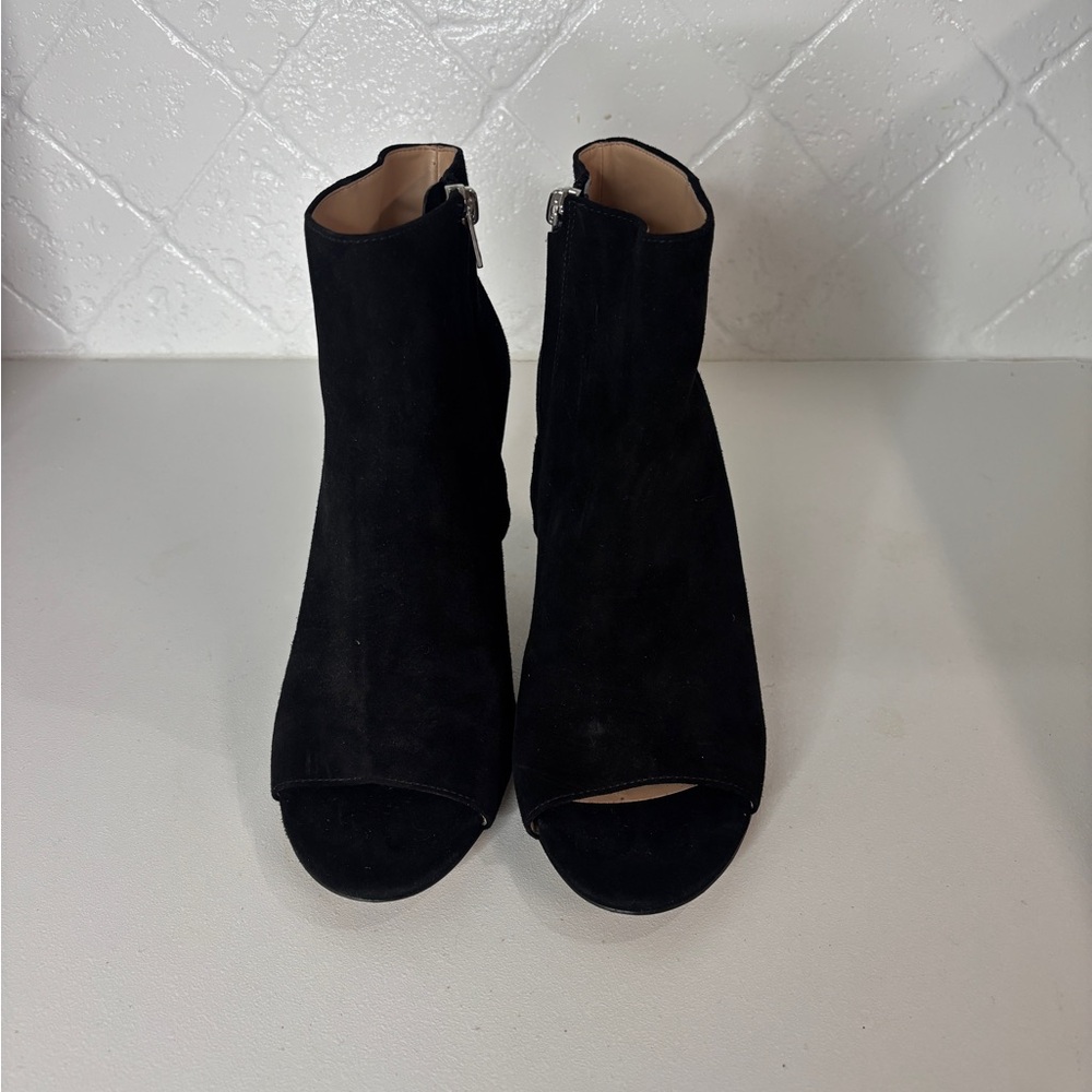 Coach Black Suede Ankle Booties
